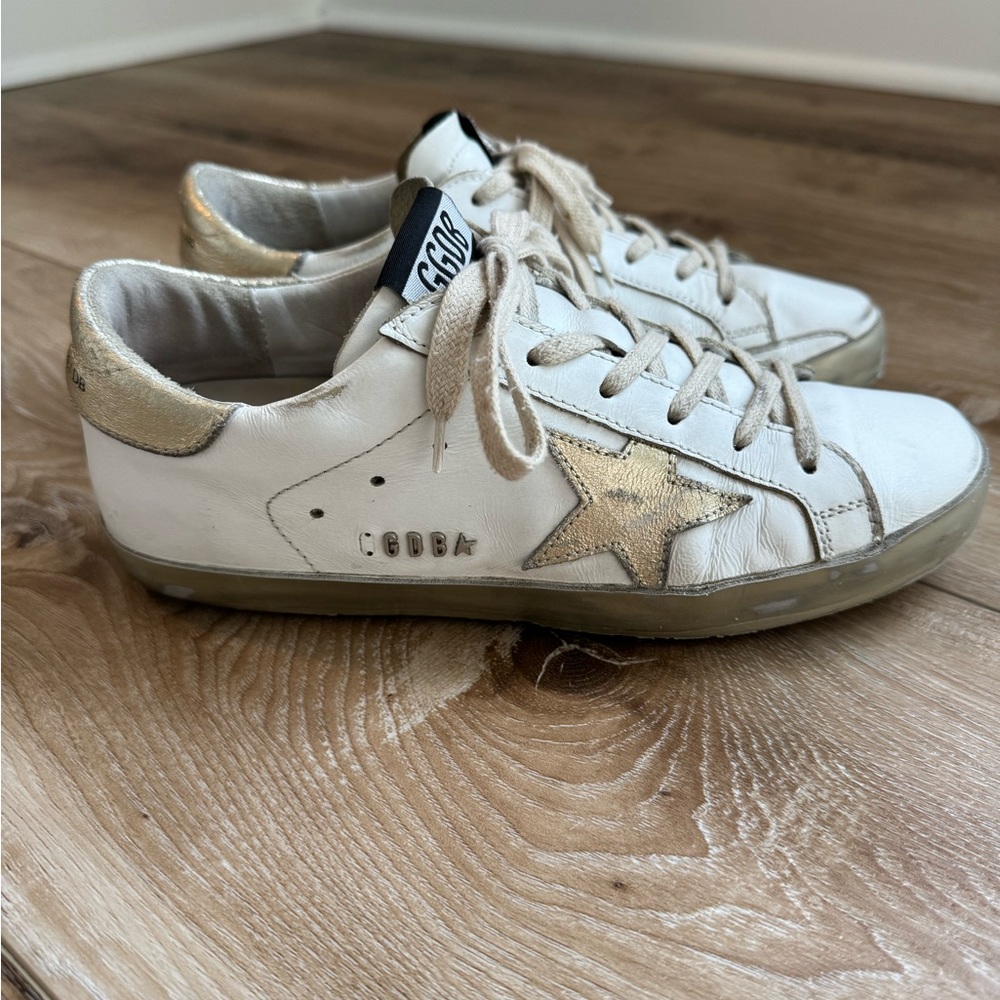 Golden Goose Superstar White/Gold